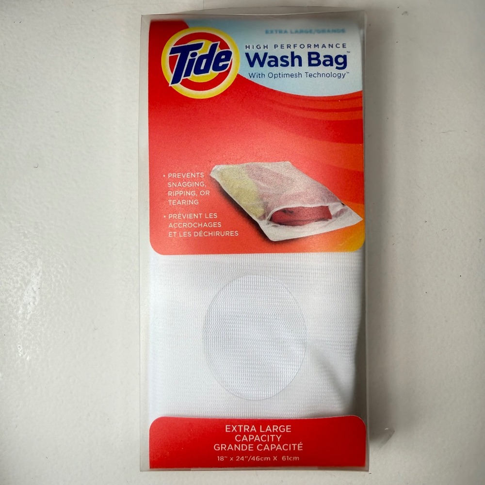 Tide High Wash Bag Performance EXTRA LARGE Optimesh Technology 18x24 White NEW